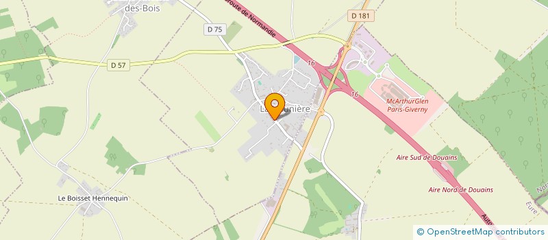 localisation de l'entreprise 2 M BTP  LA CHAPELLE-LONGUEVILLE