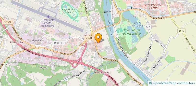 localisation de l'entreprise 2 M DISTRIBUTION  LE PASSAGE