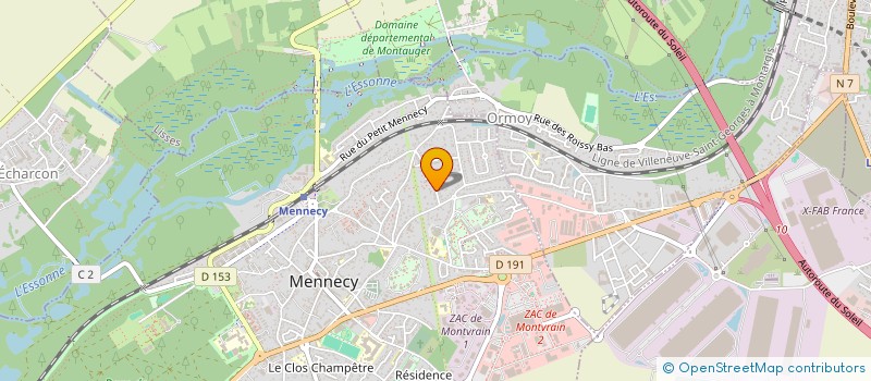 localisation de l'entreprise 2 M ENERGIES SERVICES à MENNECY