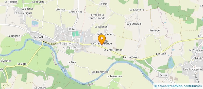 localisation de l'entreprise 2 M EVENEMENTS  SAINT-MARTIN-SUR-OUST