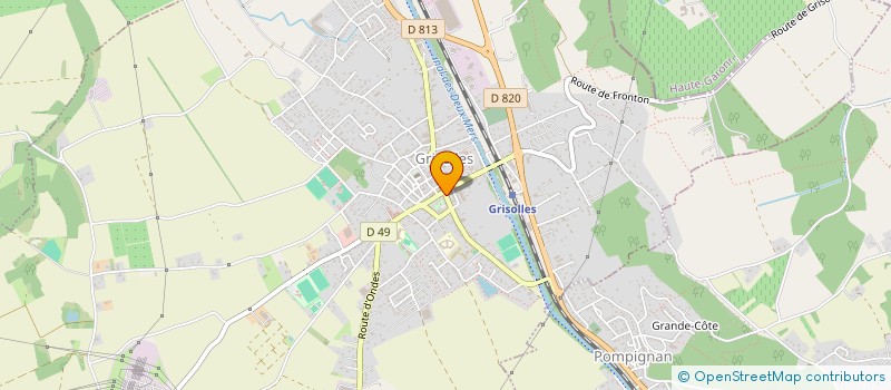 localisation de l'entreprise 2 M EXPRESS  GRISOLLES