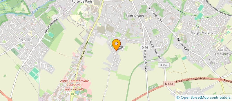 localisation de l'entreprise 2 M HOLDING à CAMBRAI