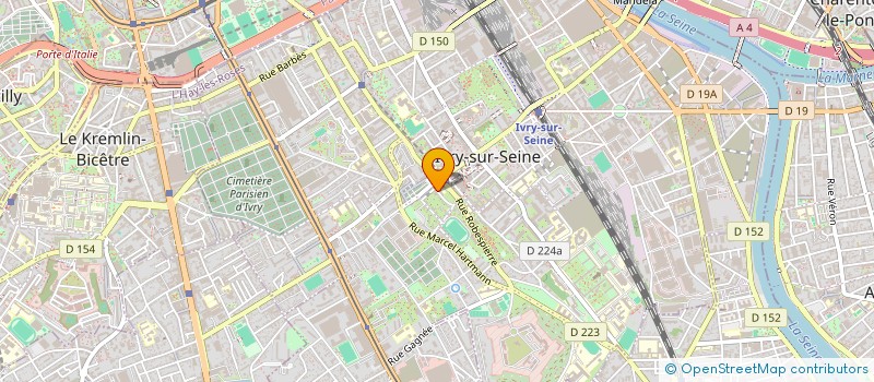 localisation de l'entreprise 2.M.I.D.  IVRY-SUR-SEINE