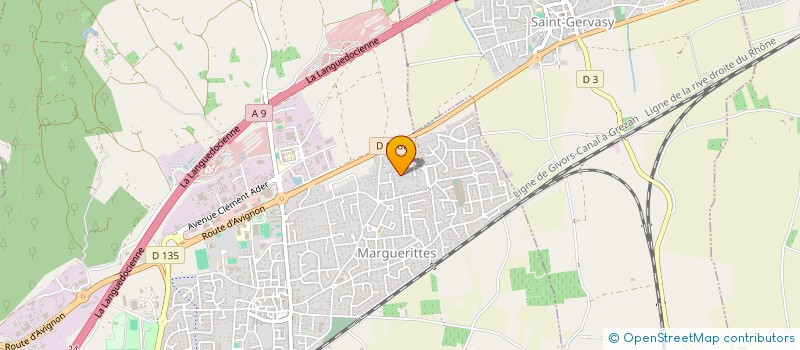 localisation de l'entreprise 2 M II MARGUERITTES MARKETING  MARGUERITTES