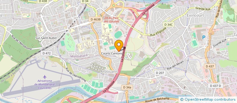 localisation de l'entreprise 2 M INVEST CO  MONTBELIARD