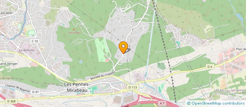 localisation de l'entreprise 2 M.K.N HOLDING à LES PENNES-MIRABEAU
