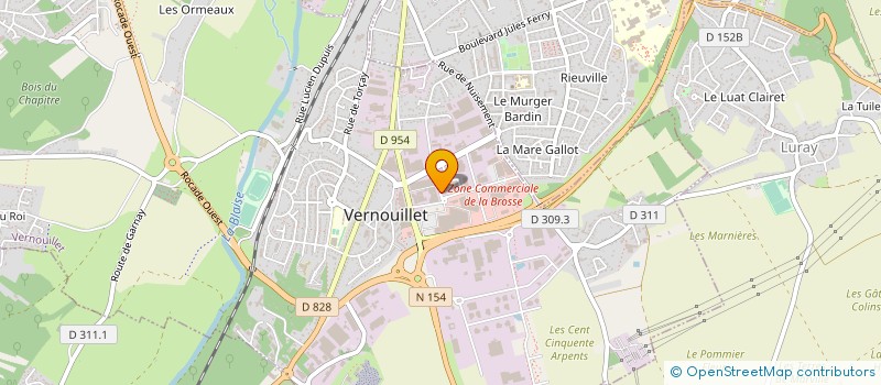 localisation de l'entreprise 2 M MOTO 28 à VERNOUILLET