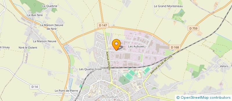 localisation de l'entreprise 2 M.O. à LOUDUN