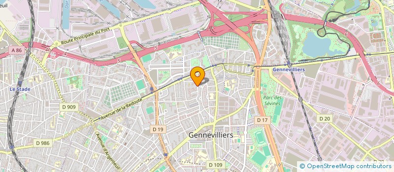 localisation de l'entreprise 2 M OFFSHORE à GENNEVILLIERS