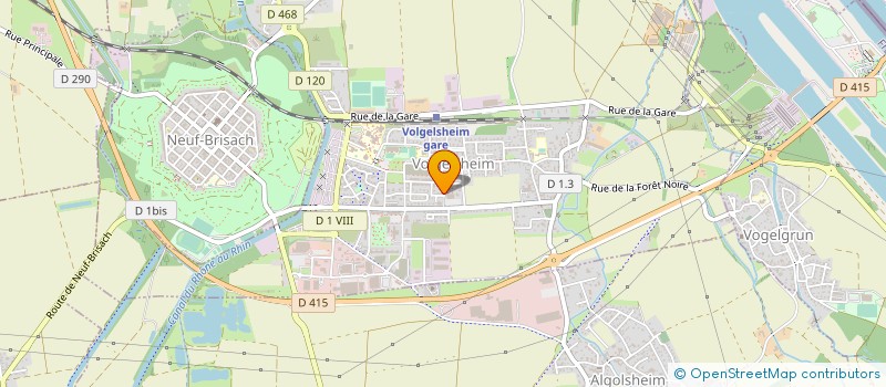 localisation de l'entreprise 2 MA à VOLGELSHEIM