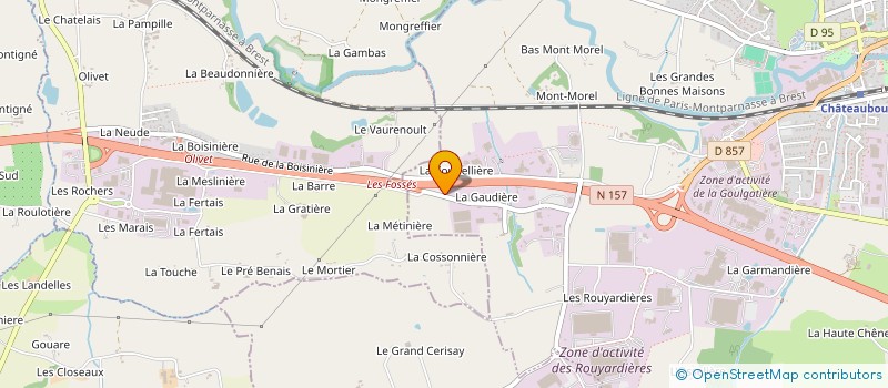 localisation de l'entreprise 2 MB DISTRIBUTION à CHATEAUBOURG