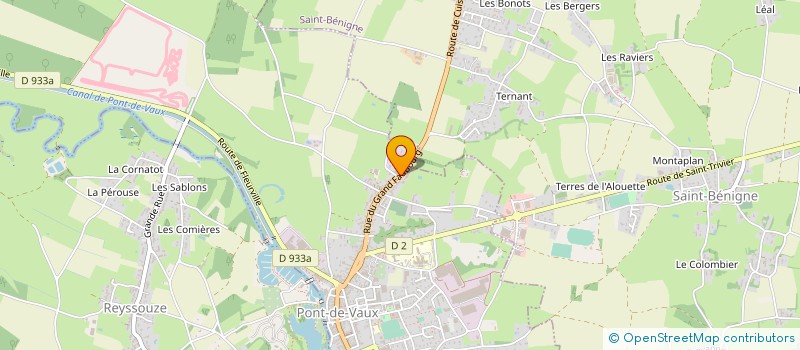 localisation de l'entreprise 2 MP FERMETURES à PONT-DE-VAUX