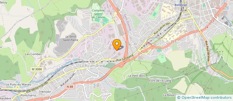 localisation de l'entreprise 2 MPC IMMO  LA RICAMARIE