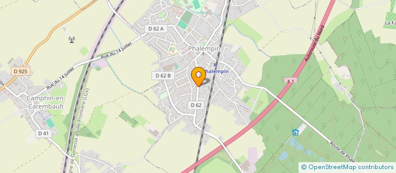 localisation de l'entreprise 2-O INVEST  CAMPHIN-EN-CAREMBAULT