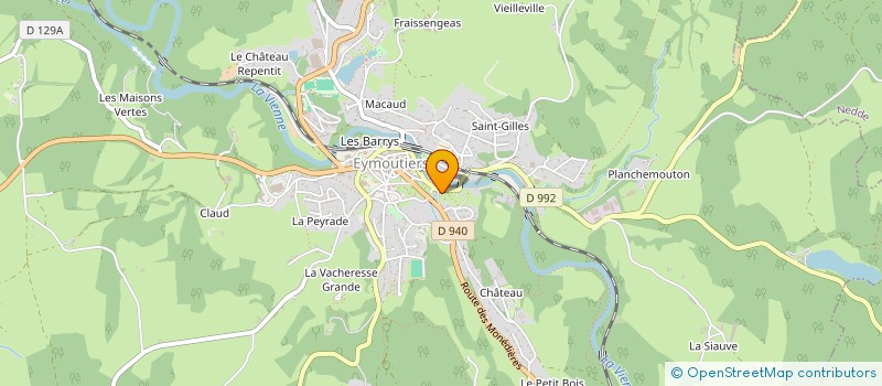 localisation de l'entreprise 2 OEUFS DANS UNE POELE à EYMOUTIERS