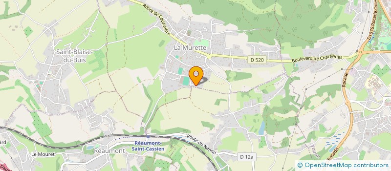 localisation de l'entreprise 2 P 2 E  LA MURETTE