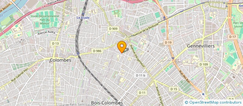 localisation de l'entreprise 2 P N à BOIS-COLOMBES