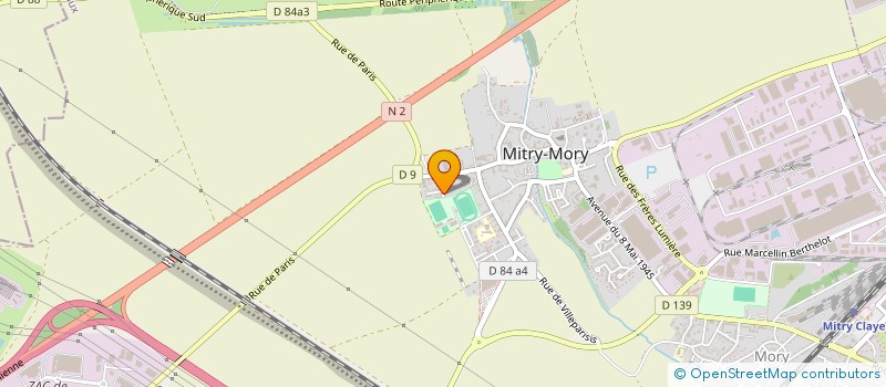 localisation de l'entreprise 2 P SERVICES  MITRY-MORY