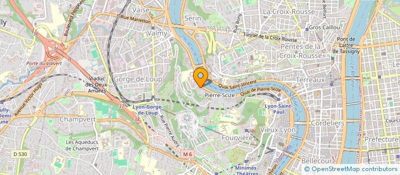 localisation de l'entreprise 2.P.TELEMATIQUE à LYON