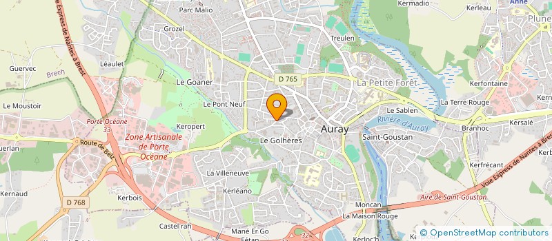 localisation de l'entreprise 2 PCA à AURAY