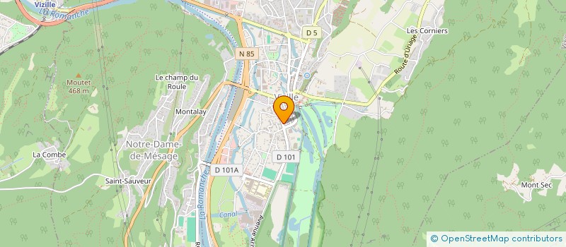 localisation de l'entreprise 2 PELES 1 TONDU  VIZILLE