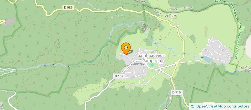 localisation de l'entreprise 2 PIEDS POUR MARCHER  SAINT - SAUVEUR - CAMPRIEU