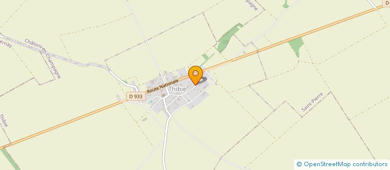 localisation de l'entreprise 2 PL. DES MARTYRS DE LA RESISTANCE  THIBIE