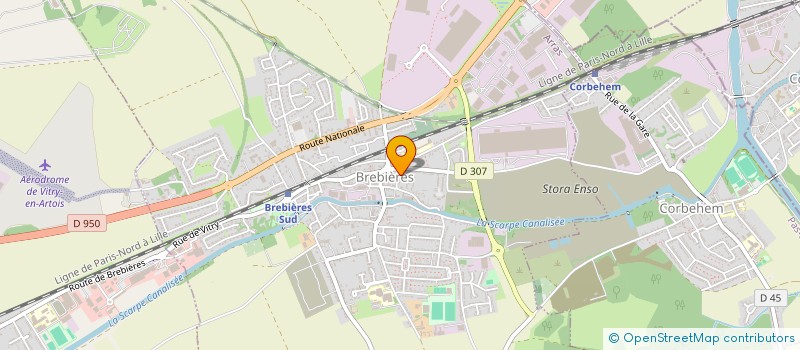 localisation de l'entreprise 2 PLACE SAINT JACQUES  BREBIERES