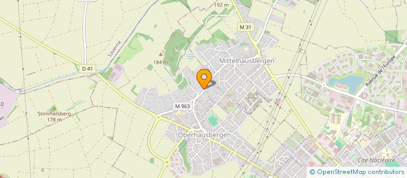 localisation de l'entreprise 2 PLACE SAINT THOMAS  OBERHAUSBERGEN