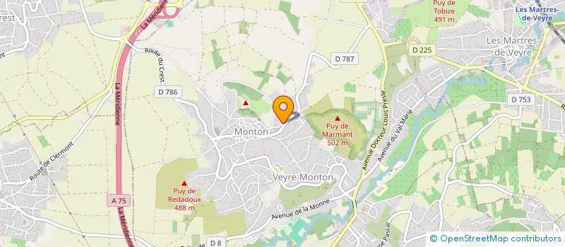 localisation de l'entreprise 2 PM  VEYRE-MONTON