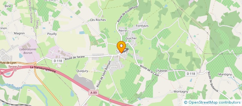 localisation de l'entreprise 2 PMT INVESTISSEMENTS à SARCEY
