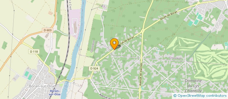 localisation de l'entreprise 2 POINT 21  CHANTILLY