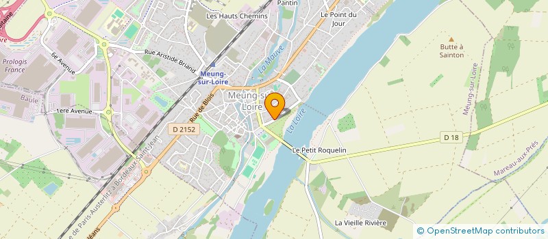 localisation de l'entreprise 2 QUAI DU MAIL à MEUNG-SUR-LOIRE