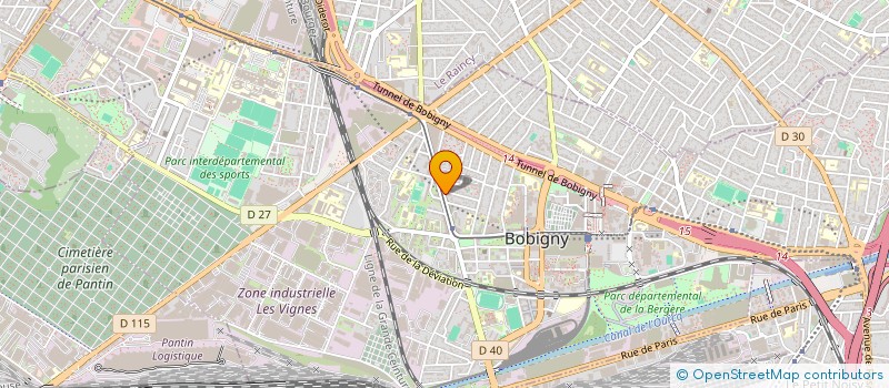 localisation de l'entreprise 2 R  BOBIGNY