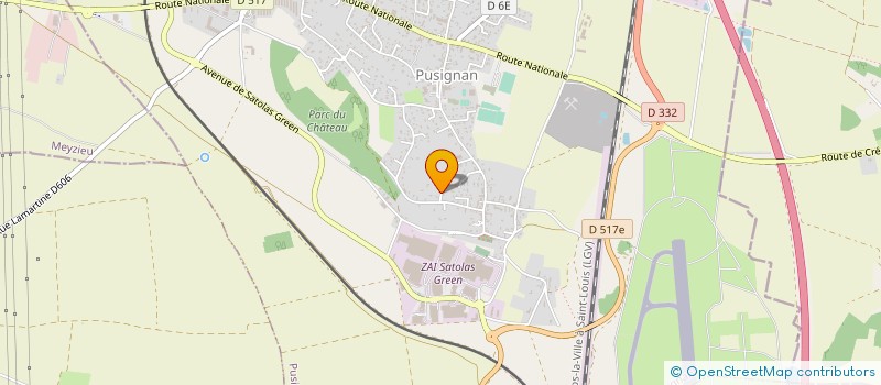 localisation de l'entreprise 2 R  PUSIGNAN
