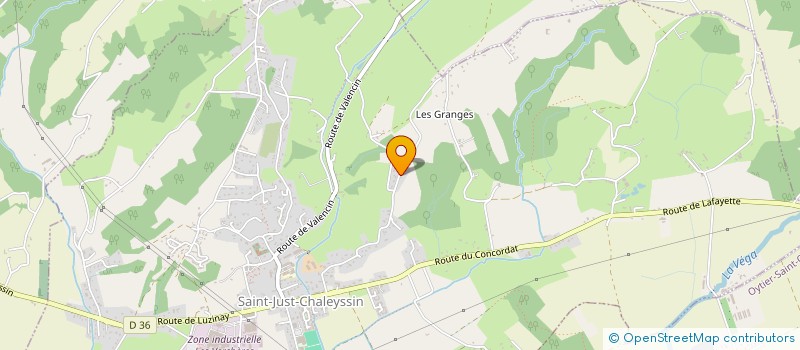 localisation de l'entreprise 2 R DE CHASSE SUR RHONE  VALENCIN