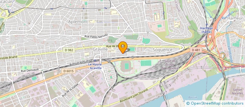 localisation de l'entreprise 2 R HABITAT à LE HAVRE