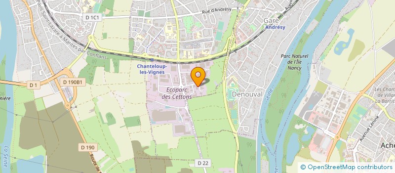 localisation de l'entreprise 2 R INDUSTRIES à CHANTELOUP-LES-VIGNES
