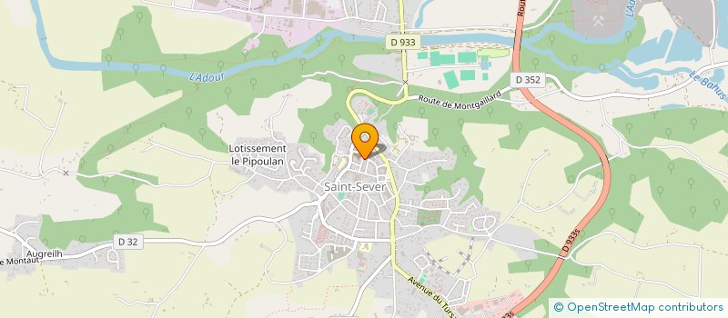 localisation de l'entreprise 2 R MESSAGERIE à SAINT-SEVER