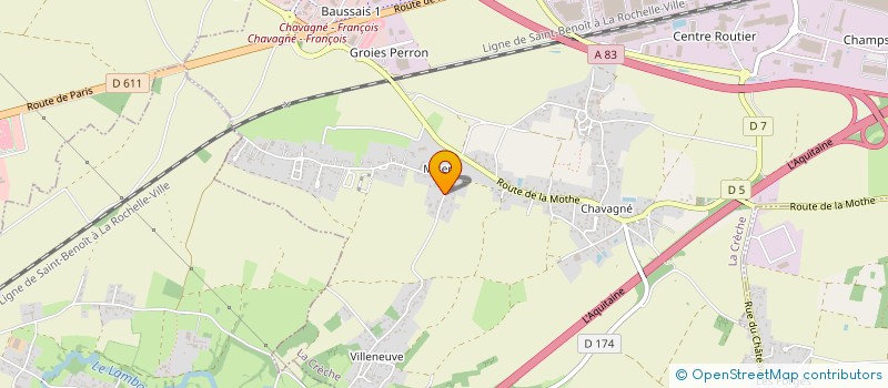 localisation de l'entreprise 2 RJ  LA CRECHE