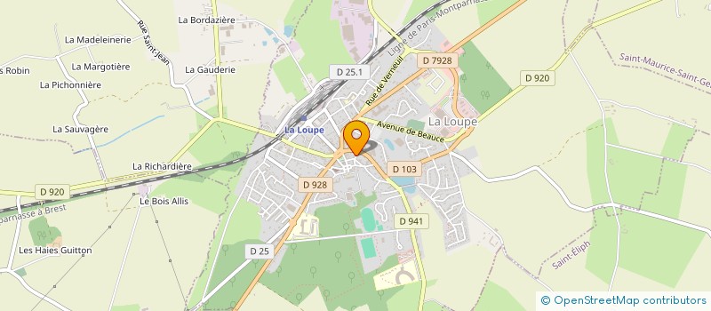 localisation de l'entreprise 2 RL à LA LOUPE