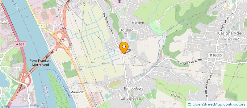 localisation de l'entreprise 2 RL  BOULIAC