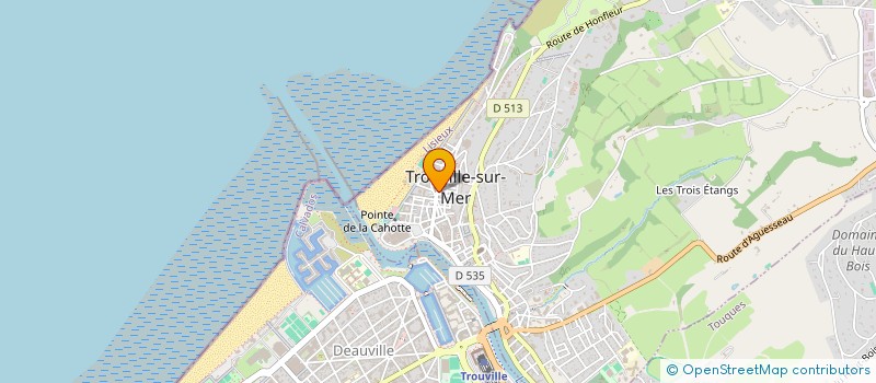 localisation de l'entreprise 2 RUE DE LA CHAPELLE à TROUVILLE-SUR-MER