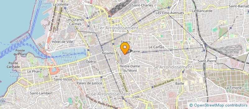 localisation de l'entreprise 2 RUE DES TROIS ROIS à MARSEILLE