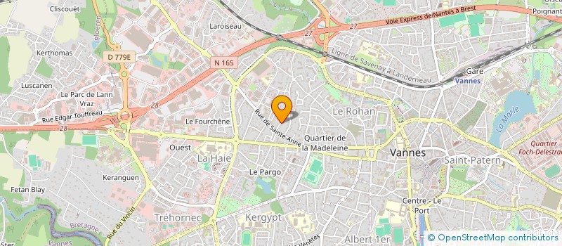 localisation de l'entreprise 2 RV à VANNES