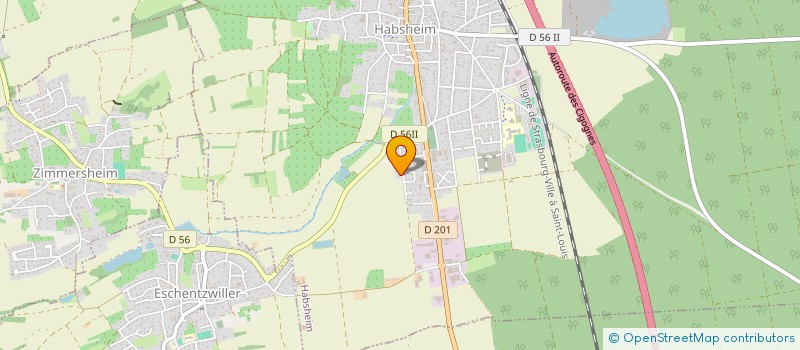 localisation de l'entreprise 2 S  BRUEBACH