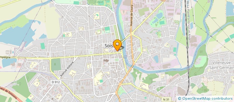 localisation de l'entreprise 2 S à SOISSONS