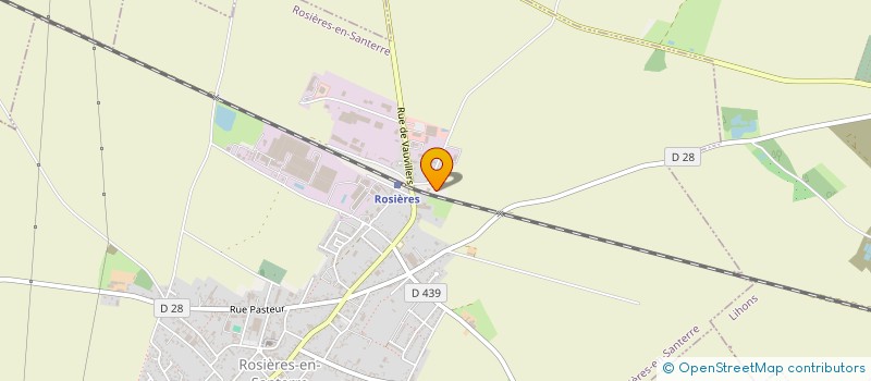 localisation de l'entreprise 2.S AUTO à ROSIERES-EN-SANTERRE