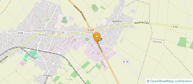 localisation de l'entreprise 2 S & B LOCATION  POITIERS