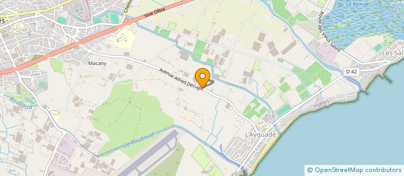 localisation de l'entreprise 2 S BAT  HYERES